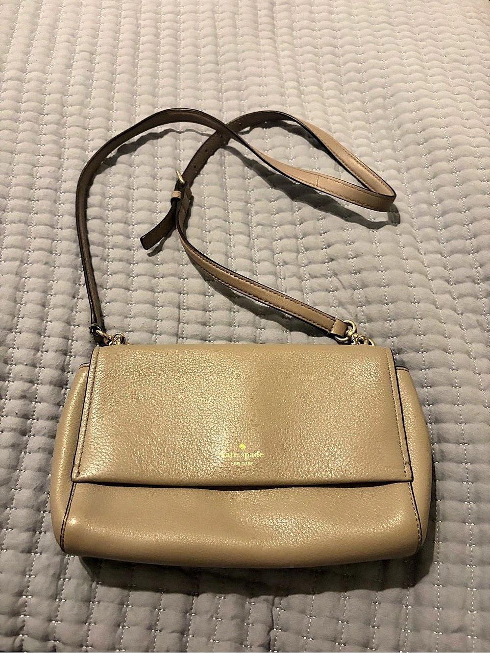 Kate Spade Atwood Place Greer Crossbody Bag - Beige/Taupe
